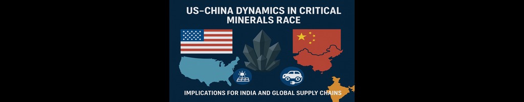 US-China Dynamics in the Critical Minerals Race: Implications for India and Global Supply Chains