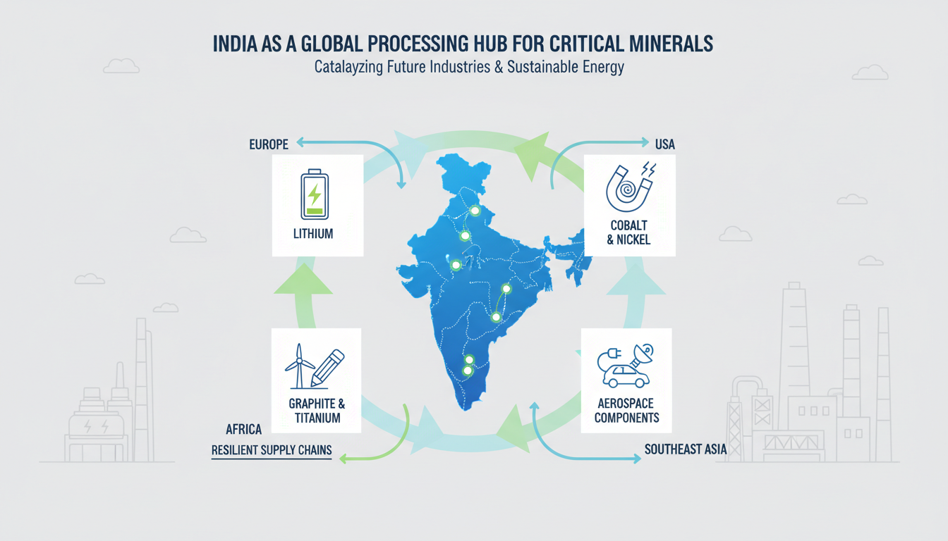 Can India Become a Global Processing Hub for Critical Minerals?